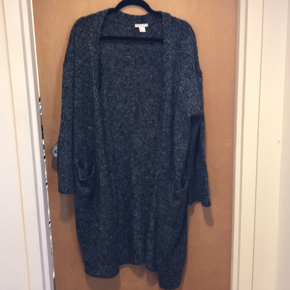Grey woven sweater